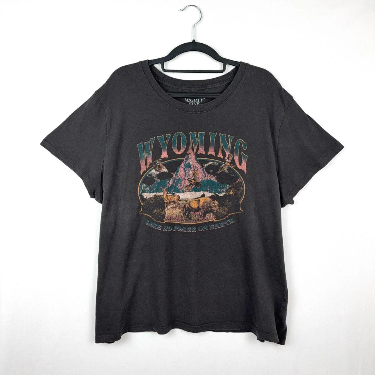Mighty Fine Wyoming Nature Graphic T-Shirt XL